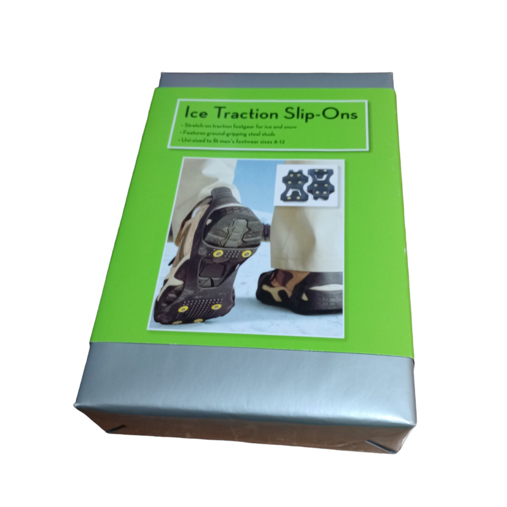 K-Mart Ice Traction Slip-ons Studded Rubber Mens Footwear Sizes 8-12 Snow Safety